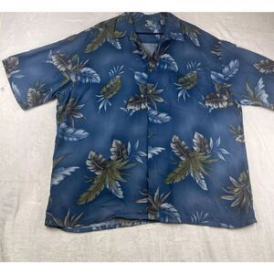 Corsini Button-Up Shirt Men's Size 2XL Multicolor Floral 100% Rayon Short Sleeve